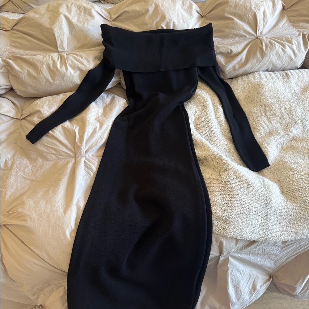 REVOLVE Black Long Sleeve Dress